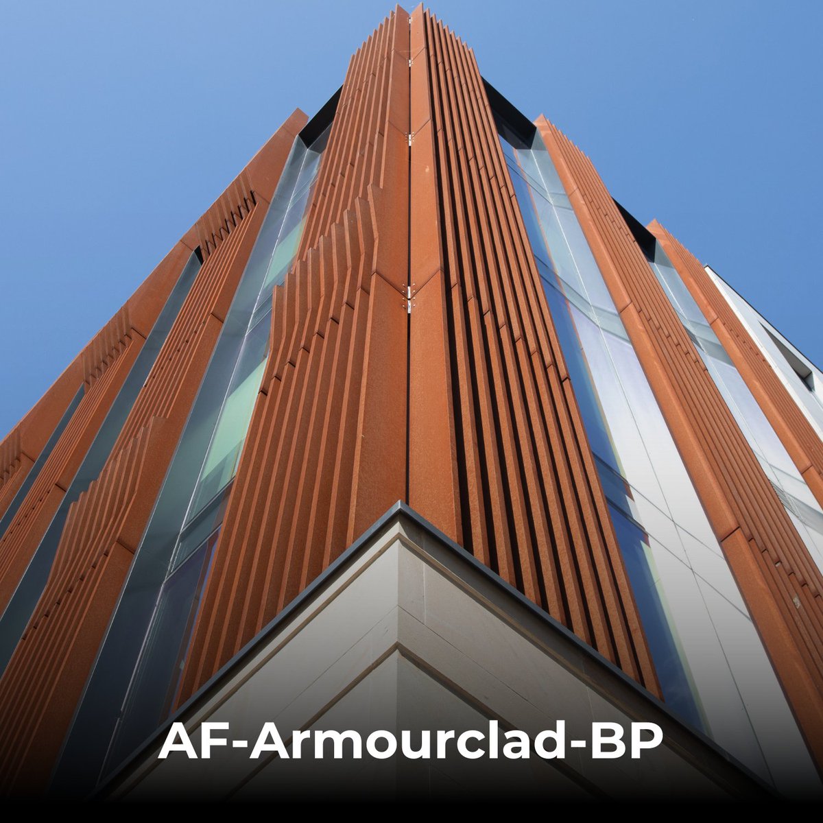 AF-Armourclad-BP Have you got a unique metal cladding design in mind for your next project? Armourclad Bespoke Panels can be provided based on your design, so please speak to a member of our team on 01925 943 660 if you would like to discuss your ideas with us.