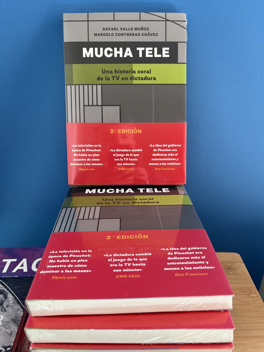 marcelotreras's tweet photo. Ya está la segunda edición de #MuchaTele Una Historia Coral de la TV en dictadura @ralphvalley @FCEChile https://t.co/IXGcdNdgA9