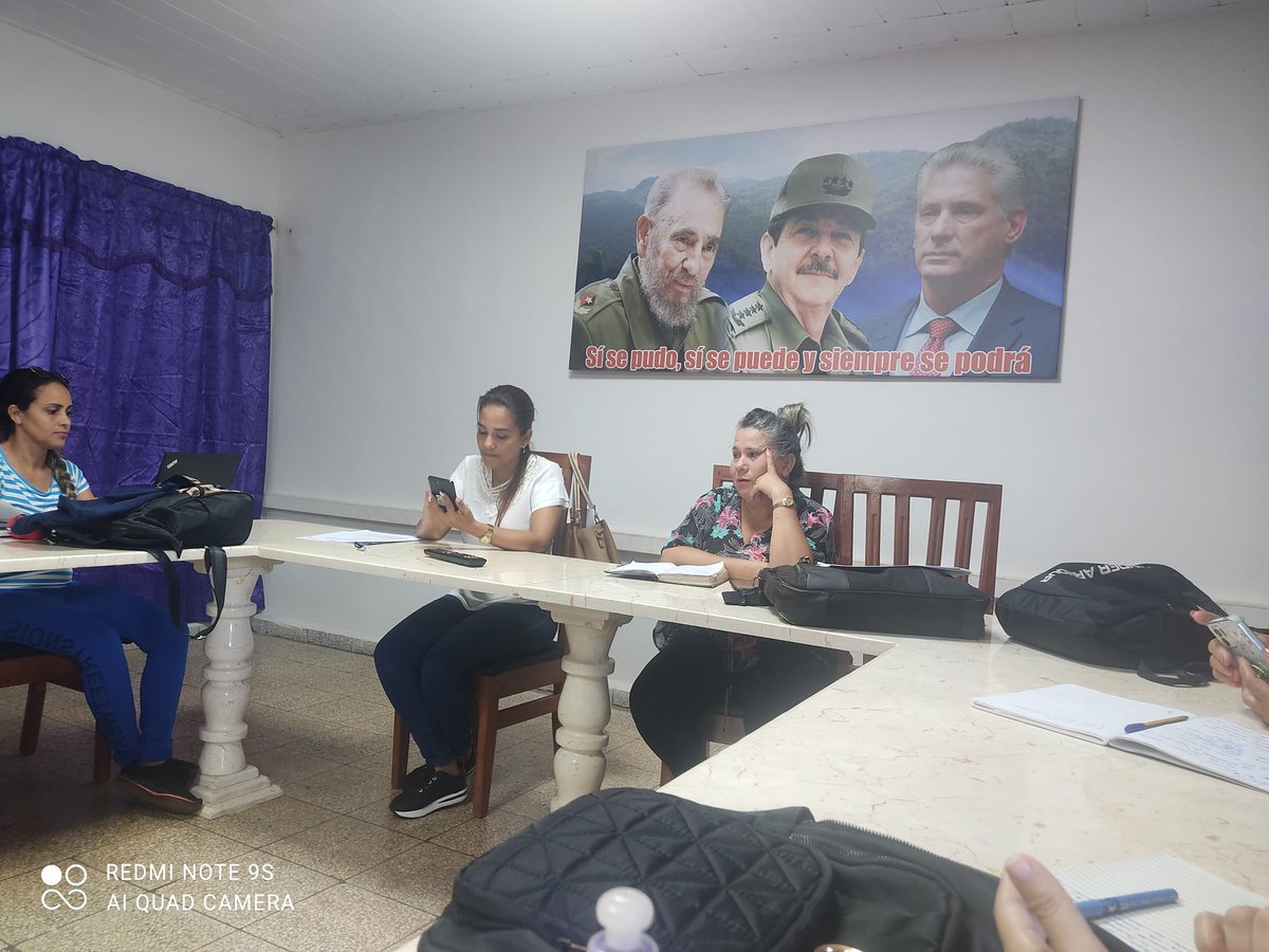 Municipio Moa en la videoconferencia del PAMI.
#CubaPorLaSalud