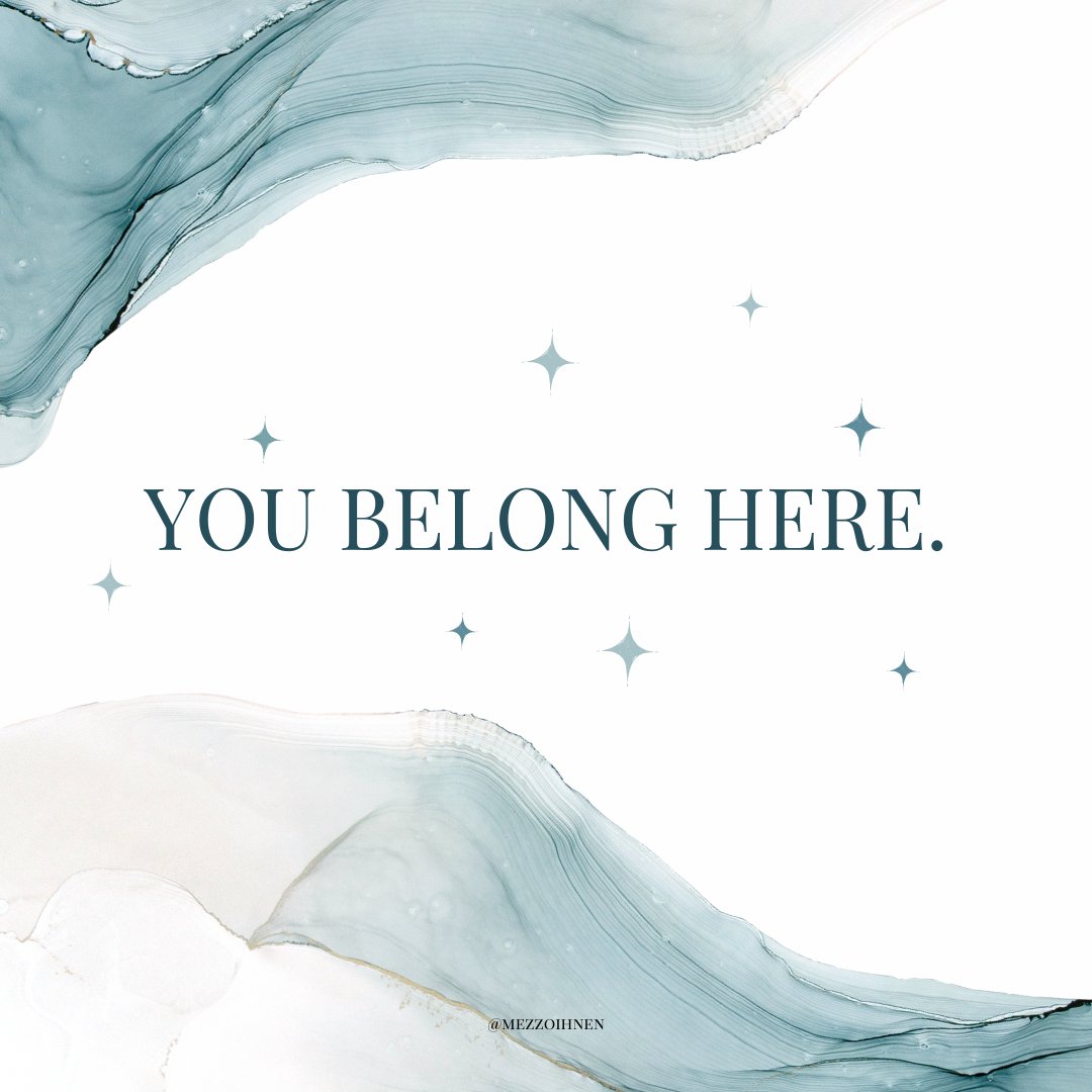 How do we show each other that 'you belong here'? Your questions and answers might be different than mine and that's great. We all have to bring our best questions and answers to this work.