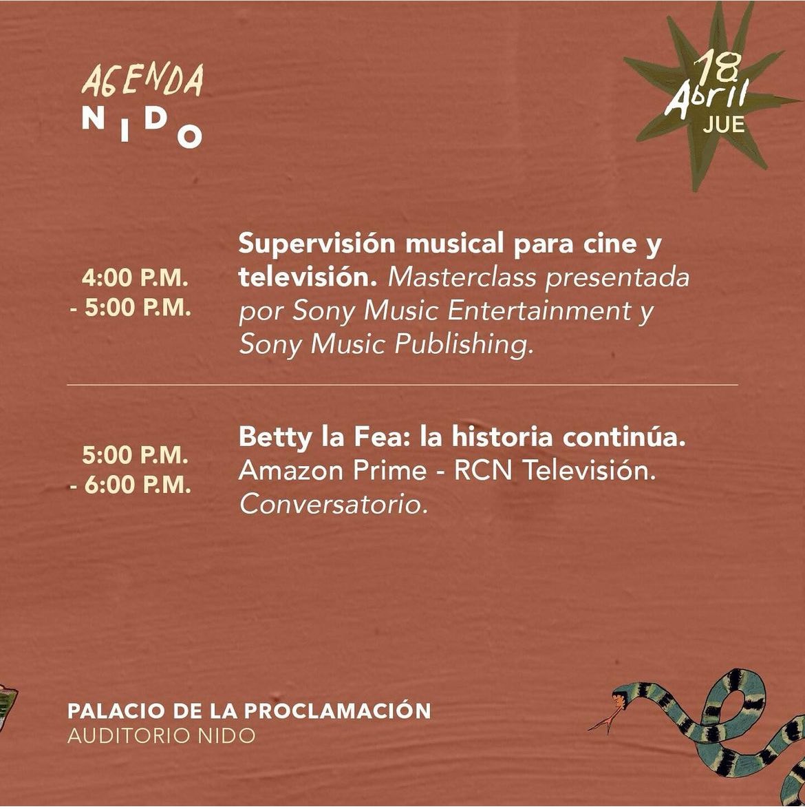 musikamia's tweet image. La música cinematográfica tiene su espacio hoy en el #FICCI63, muy invitados  a participar en estos espacios de reflexión en torno a la música y el sonido.!! 🎬🎼🤘🏼