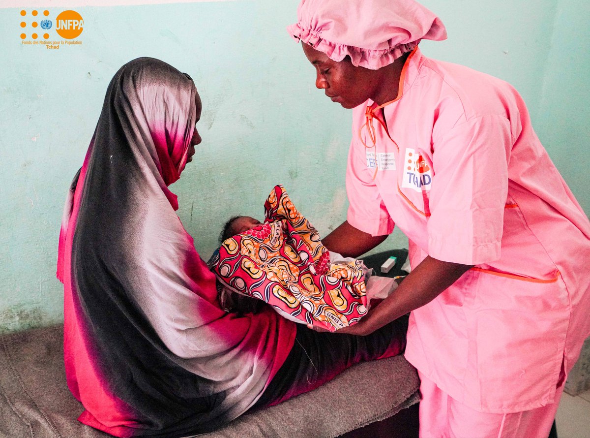Aucune femme ne doit mourir en donnant la vie ! L’UNFPA est engagé pour garantir l’accès à la santé de reproduction pour tous en priorisant les plus vulnérables. @UNFPA_WCARO @UnhcrTchad @UNICEFChad @iomchad
