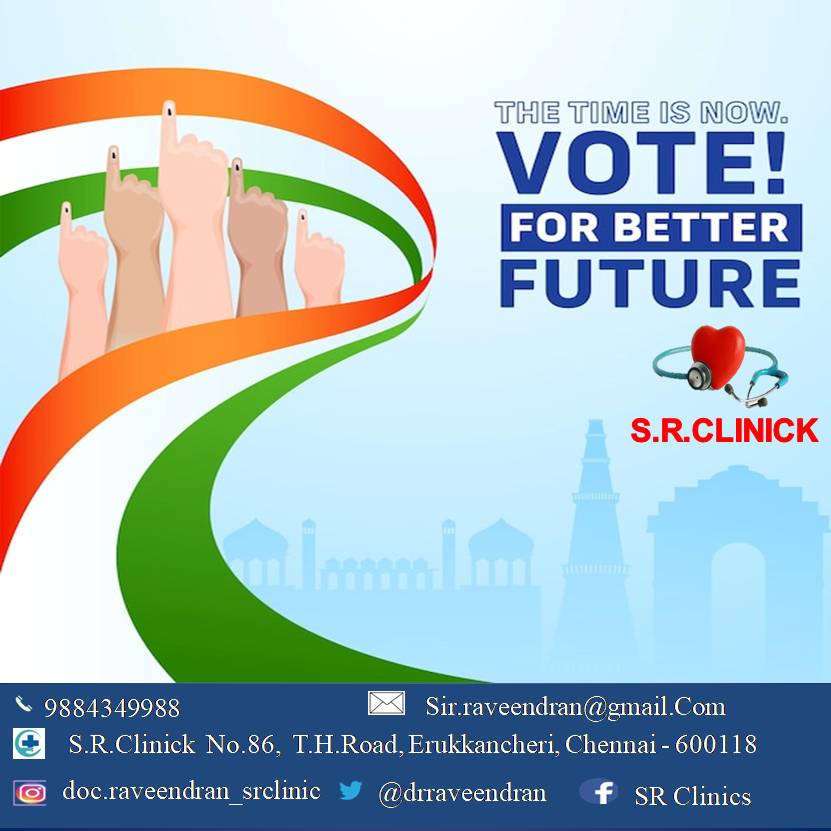 CAST YOUR VOTE FOR BETTER TOMORROW, APRIL 19, 2024. #sexologistnearmeinchennai #sexologistinchennai #sexologistnearme #sexdoctor #sexualhealth #sexologist #srclinic #sexologisttamilnadu #sexologistindia #erectiledysfunctiontreatment #erectile_dysfunction