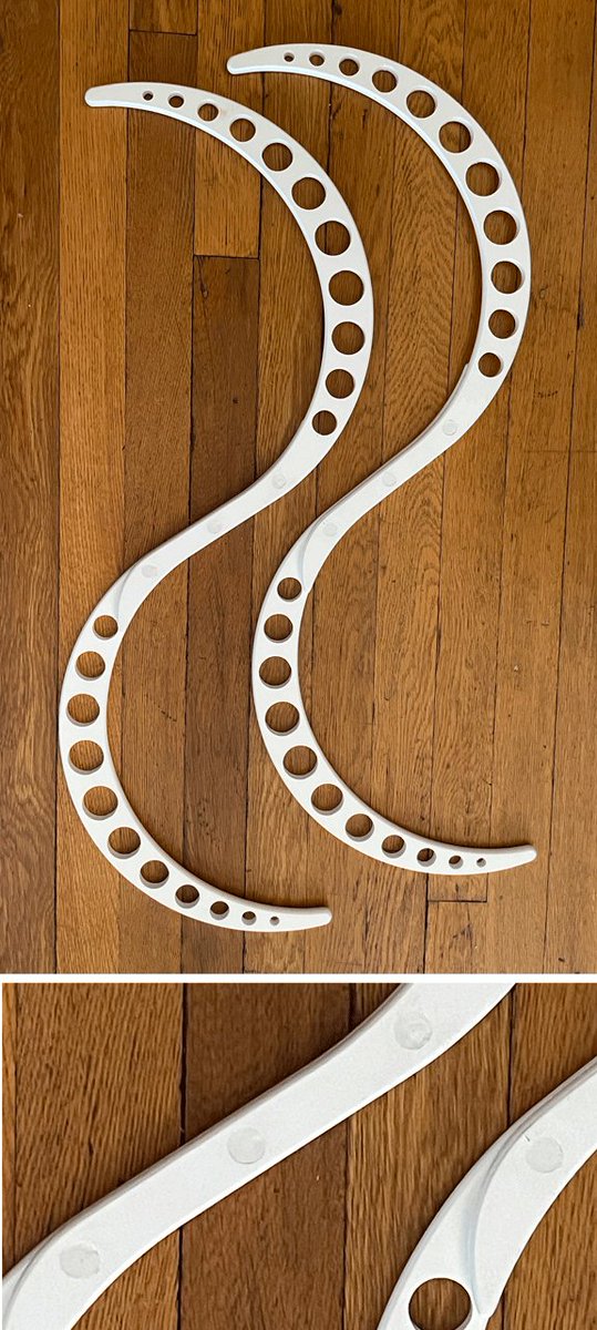 DubeJuggling's tweet photo. I have exactly two full sets of S-Staff, Bubble design on sale. One set of magnet holes were drilled on the wrong side and were epoxied and painted.  Click on photo for detail). $75 per full set. FREE SHIPPING USA. Phone if you are interested: 917-968-8834 https://t.co/mkhfLQN8u8
