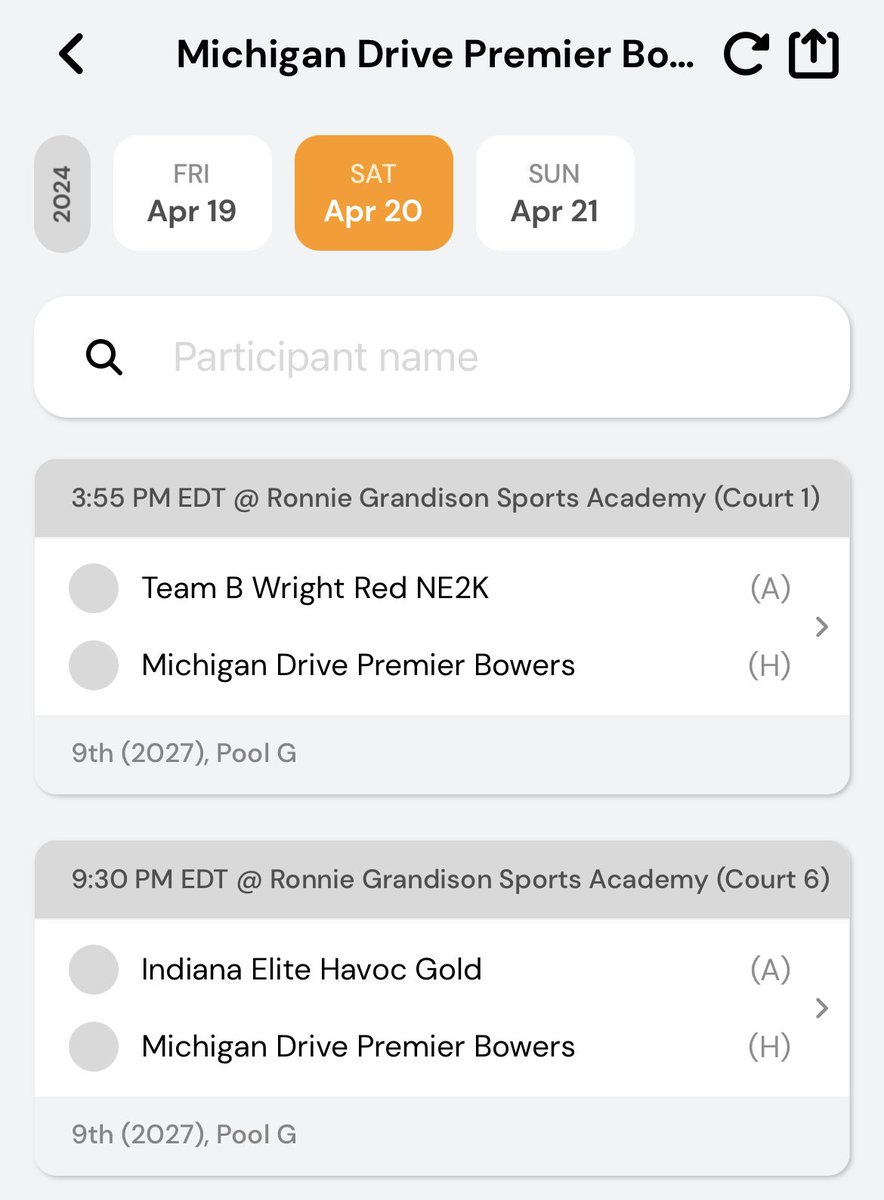 West Michigan Drive 17u Bowers tweet media