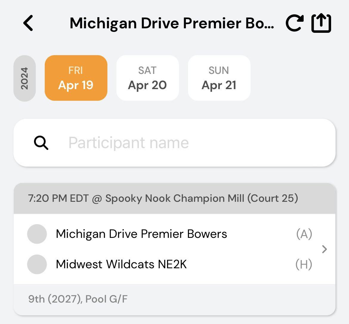West Michigan Drive 17u Bowers tweet media