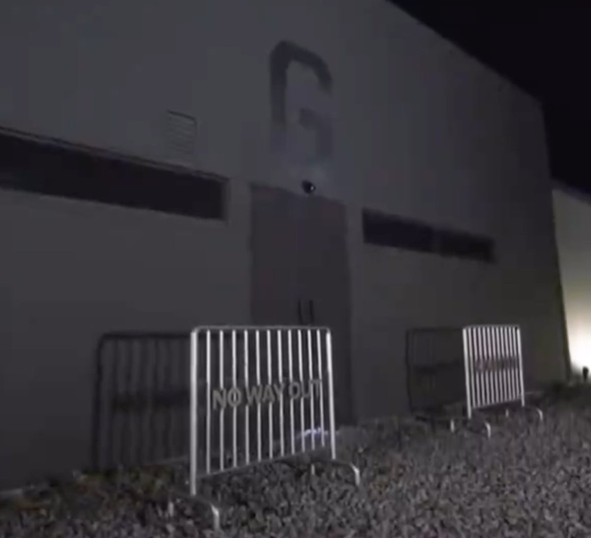 help why does it say 'no way out' at ground