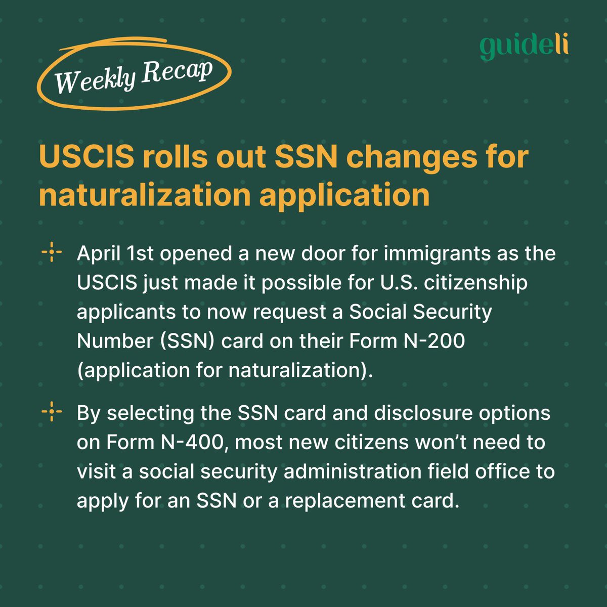 myguideli's tweet photo. Guideli News Break: Navigating the Latest Immigration news and Guidelines.

We are giving essential Insights for a smoother Journey. 

Stay updated with Guideli! https://t.co/tXB0naRBO9