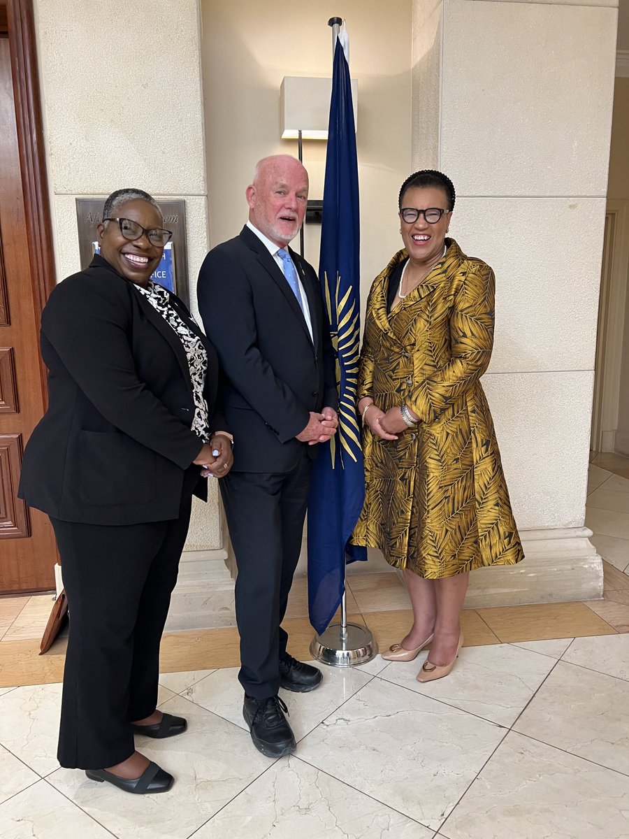 In bilateral meeting in #Cyprus today with Commonwealth SG, Baroness Scotland, we covered global impetus for ocean action provided by #Commonwealth Blue Charter, including perpetuity of EEZ boundaries in face of sea level rise, plus completing the job on #WTO fisheries subsidies.