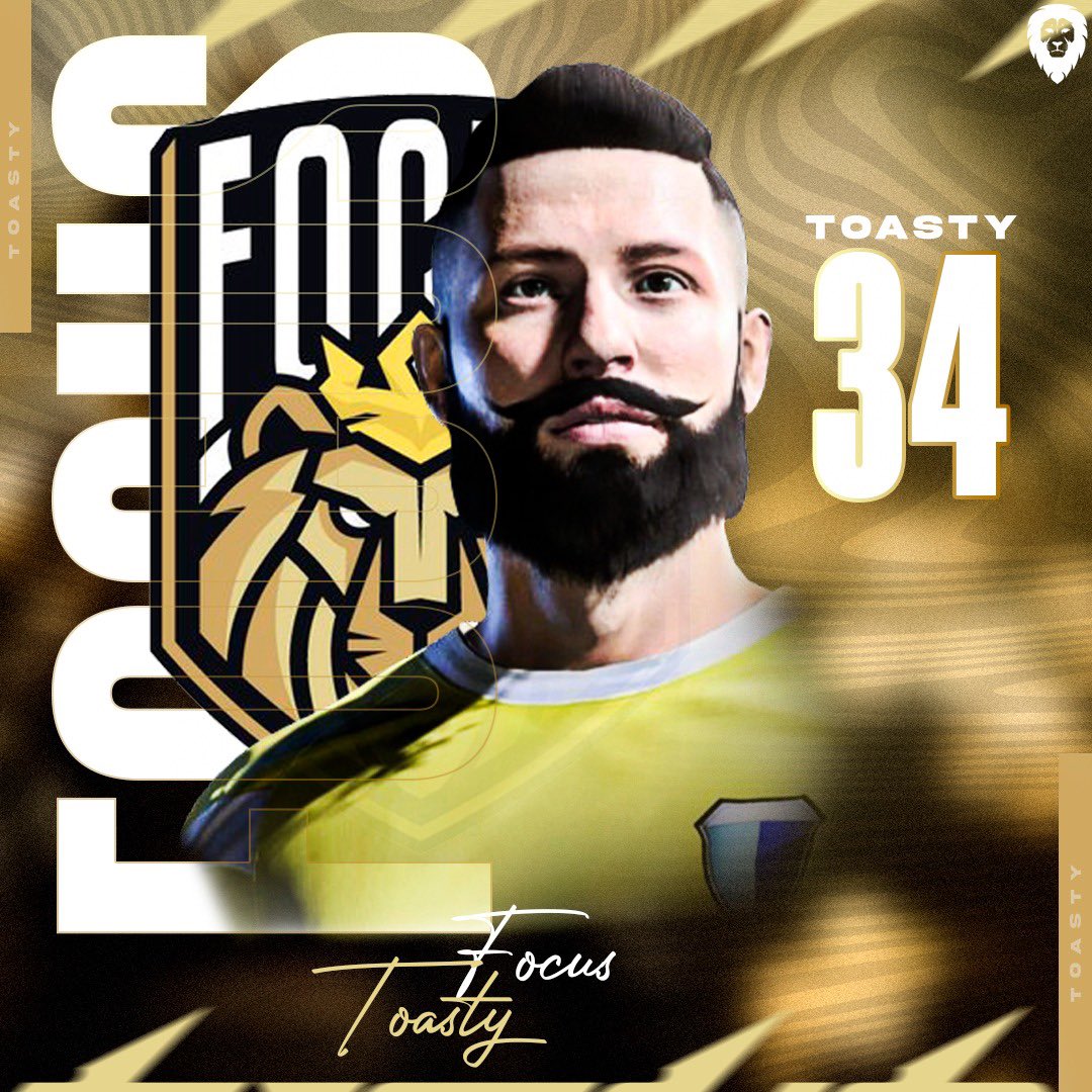 👑 We are proud to announce a new era 🦁 ✍️ @Toastyx34 🇬🇧 🗣️ “The Hero in Goal” A very important player who saves us on many occasions. Brings a lot to this team! 👕 Kit Number: 34 📑 Signed by: 𝒯𝑜𝒶𝓈𝓉𝓎 ___________________ #BeFocused 🧘‍♂️