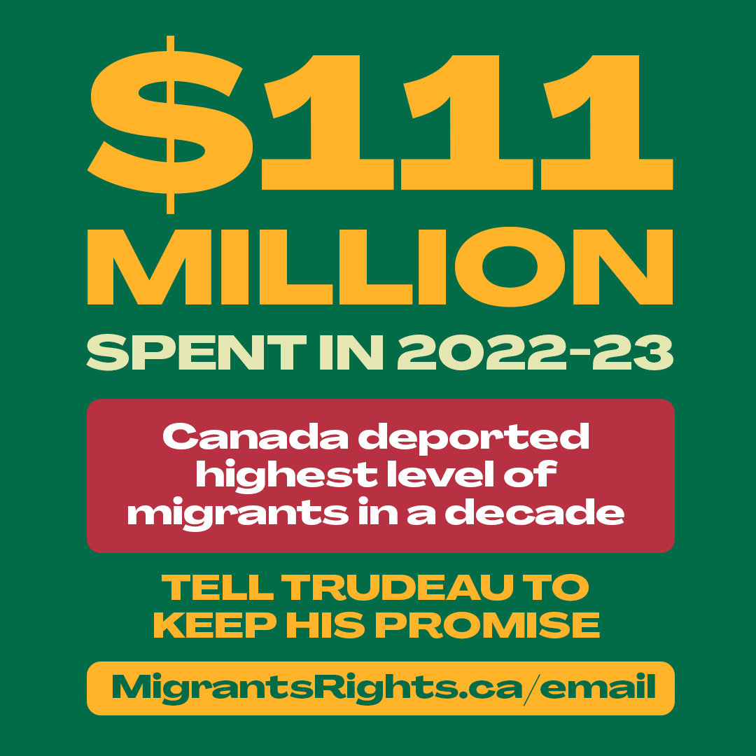 More than 2 years ago, the federal gov promised a pathway to #StatusforAll. Tell @JustinTrudeau to #RegularizeEveryone. SEND AN EMAIL NOW ➡️ migrantrights.ca/take-action/em…