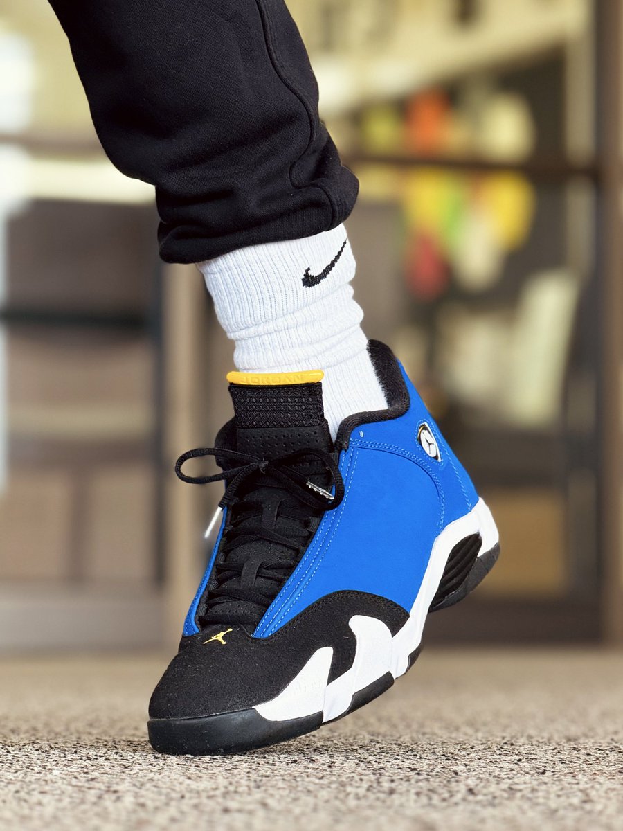 Dayeezy847's tweet photo. #KOTD Laney 14s ๐ฎโ๐จ #WDYWT #Jordan #Nike #Retro14 #Jumpman https://t.co/XuOTeLpBER