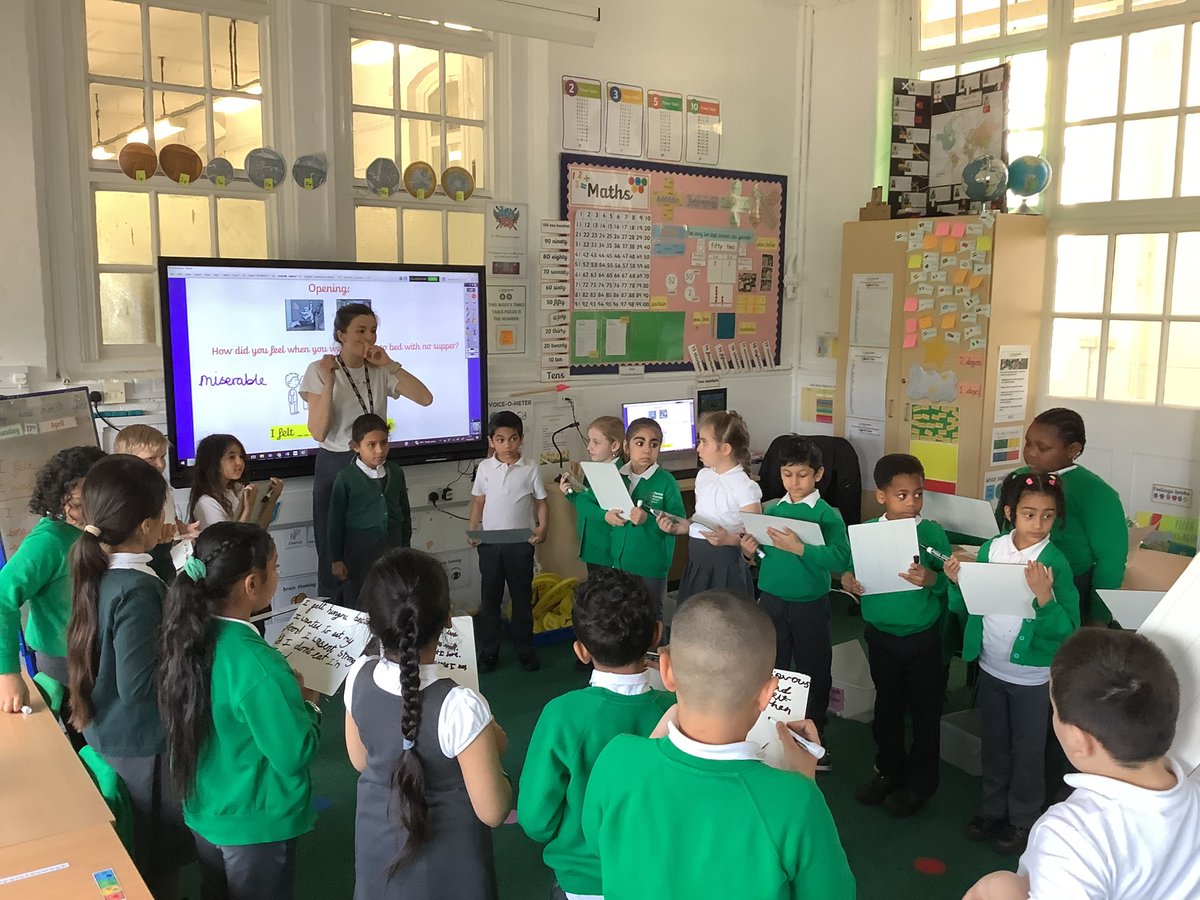 Year 2 have been reading the #story, 'Where the wild things are' by Maurice Sendak as part of their BIG SIX texts in #Literacy. They role-played using a thought tunnel to help with their #writing in first person. 💭✍️ #Writing #English #Literacy