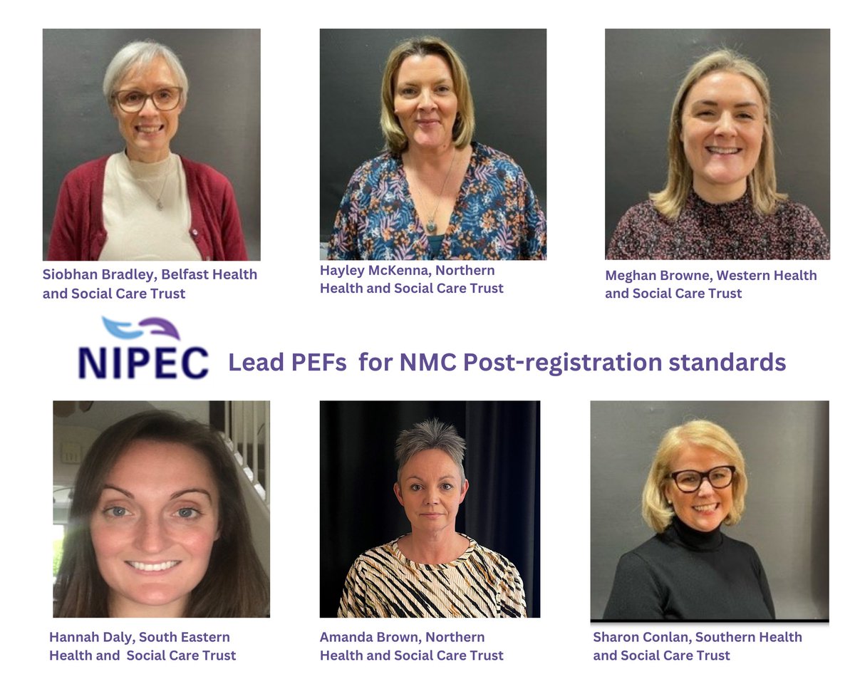 Trust Lead PEFs are engaging with key service areas on what the NMC new Post-registration Standards changes mean for practice. Resources on nipec.hscni.net/service/ni-nmc… Hayley McKenna Amanda Brown @SharonConl56771 @MeghanBrowne10 Siobhan Bradley Hannah Daly @nmcnews @Fiona57061071