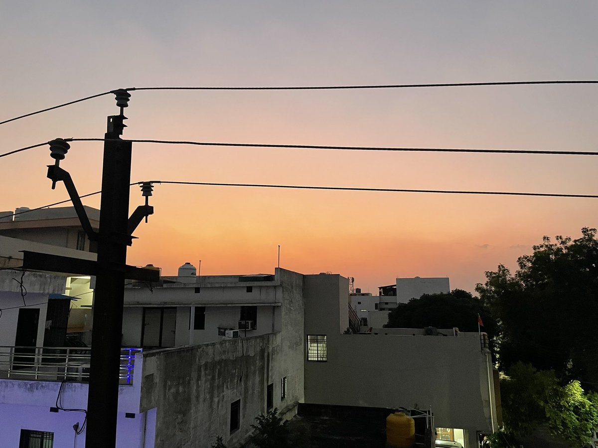 Raipur has to have one of the best sunsets.