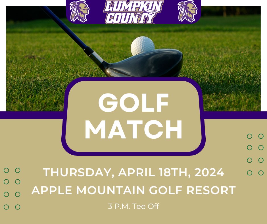 Last regular season golf match of the year! Thank you to our sponsors for today's match! ACNS inc. , Striker Marketing, and Women's Golf of Achasta! Thank you for your support throughout the season!