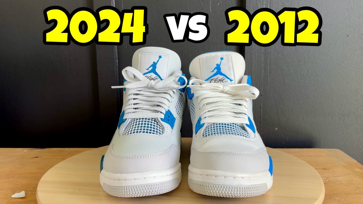 Y’all peep my Military Blue AJ4 comparison vid youtu.be/FGhERp_AFsQ?si…