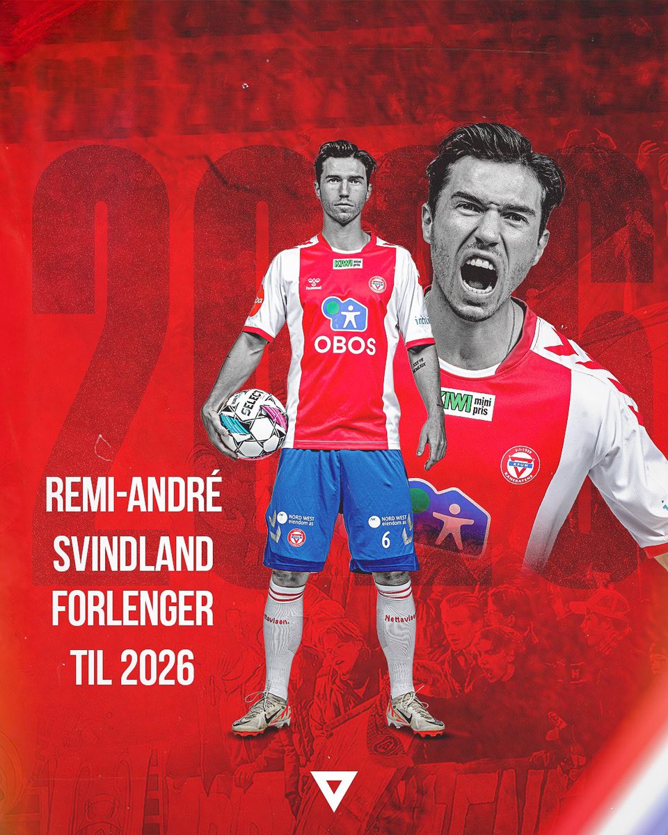 KFUMOslo's tweet photo. REMI 2026 ✍️

@remisvindland har signert på ny kontrakt som strekker seg ut 2026 🪄 https://t.co/fx1Hvw1uIa