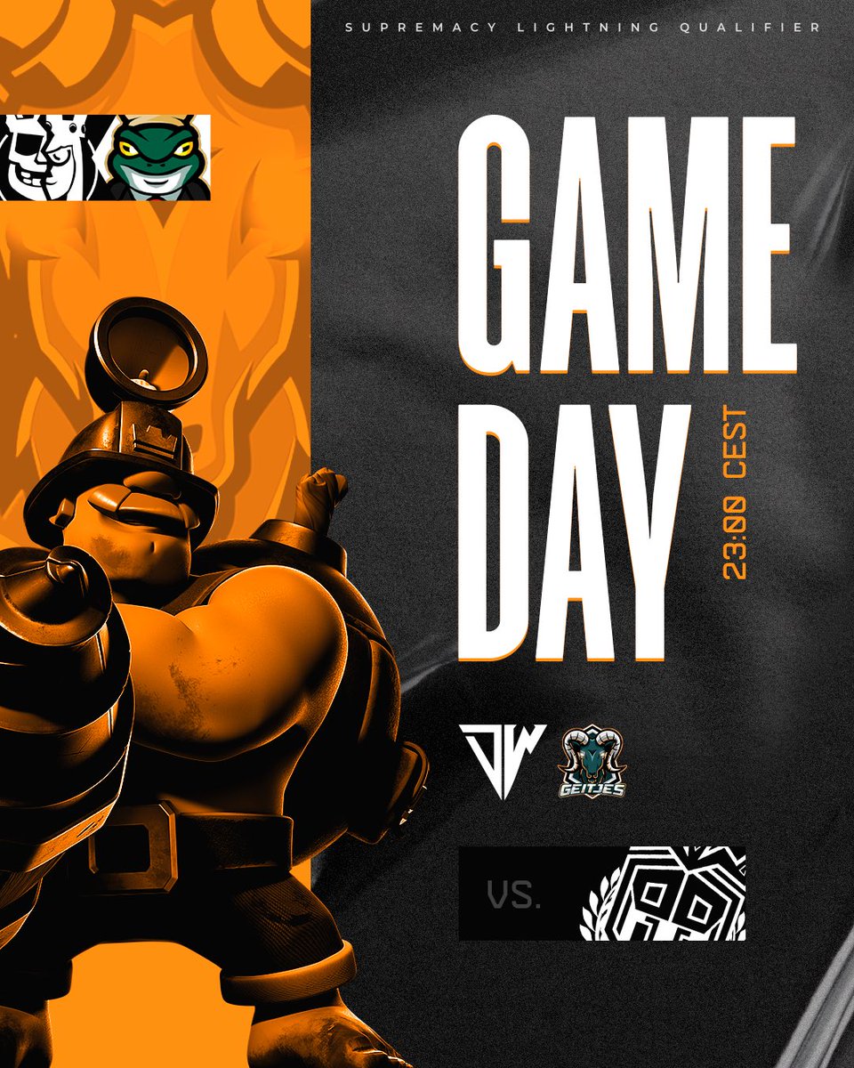 Geitjes1's tweet photo. #ClashRoyale | Matchday Q1 π¨
Itβs all or nothing today! Are we going to reach the final? We wish our strong opponents GL, but only one can win. We will win!
π @CR_Supremacy
βοΈ Round 4 Qualifier 1 (Semi Final)
π @AlianzaRealCR
β° 23:00 CEST
#Geitjes π³π±π©πͺ
@SoberbiosL_2024 https://t.co/oG845B3eUr