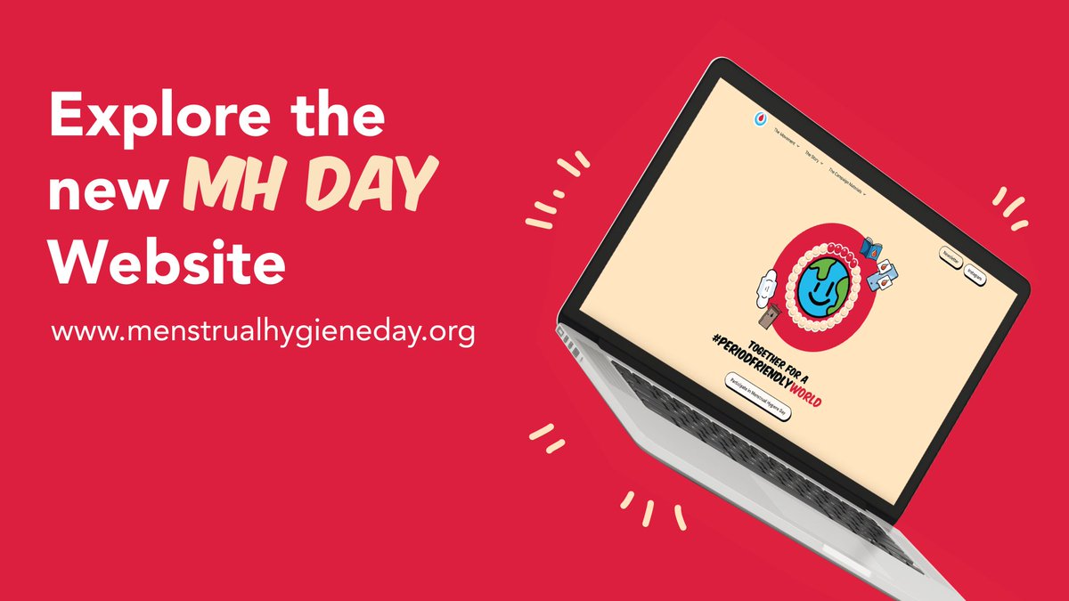 The new MH Day Website is up and running! 🚀 Dive in: menstrualhygieneday.org With easier navigation, a fresh look, and fast access to campaign materials. More upgrades are on the way! Together for a #PeriodFriendlyWorld! #MHDay2024