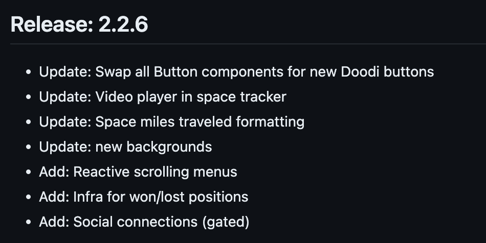 FR3NCHL0AF's tweet photo. Release 2.2.6 #DoodlesReleaseNotes
Deploying now....
A little bit of this, a little bit of that. https://t.co/g93Nk3xEgk