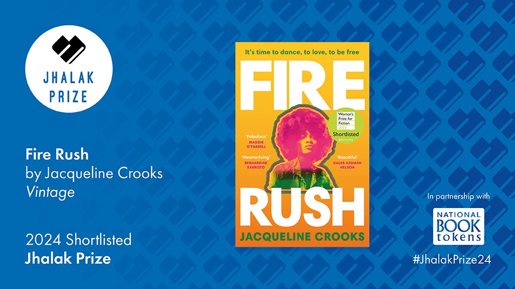'A scorching, lyrical debut, soaked in dub reggae' GUARDIAN We are so proud to say that FIRE RUSH by Jacqueline Crooks @Luidas has been shortlisted for the 2024 Jhalak Prize! @jhalakprize @vintagebooks @DHAbooks @nikicchang