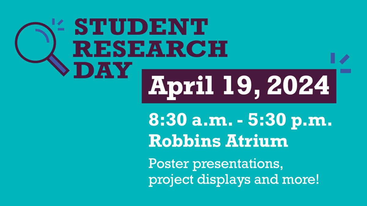 T.O.M.O.R.R.O.W!

Student Research Day is almost here! Starting at 8:30 until 5:30 there are so many student researchers to see and learn from! We're excited! Are you?  

Be sure to stop in tomorrow and see all the amazing research being done <a href="/MacEwanU/">MacEwan University</a>!

#studentresearchday2024