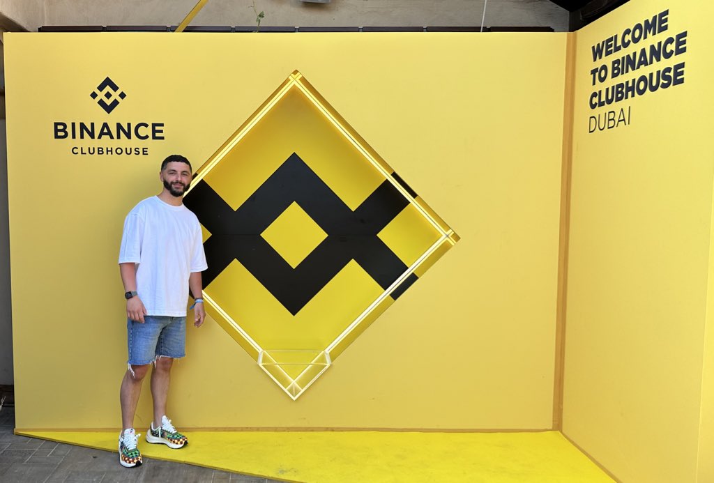 Our @binance friends ☀️🇦🇪 Thanks to @Moexba @Shirleyalah & @dianabinance for the invitation and the warm welcome. Great event, like always with @binance Was looking for @cz_binance & @davidprincay but 🤷🏽‍♂️😅