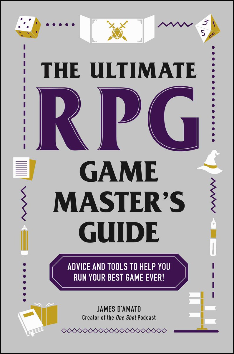 Time for more excerpts from my new book, The Ultimate RPG Gamemaster’s Guide! One of the big things I like to give readers is actionable tools. bit.ly/gamemasterrpg