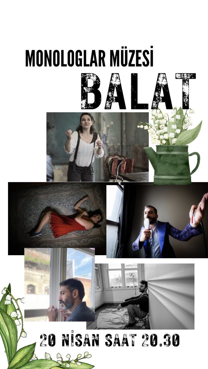 Bu cumartesi saat 20.30’da Monologlar Müzesi’nde “Balat” hikayeleri anlatıyoruz ⛪️  Biletler 👉🏻 tiyatrolar.com.tr/m/tiyatro-bile…