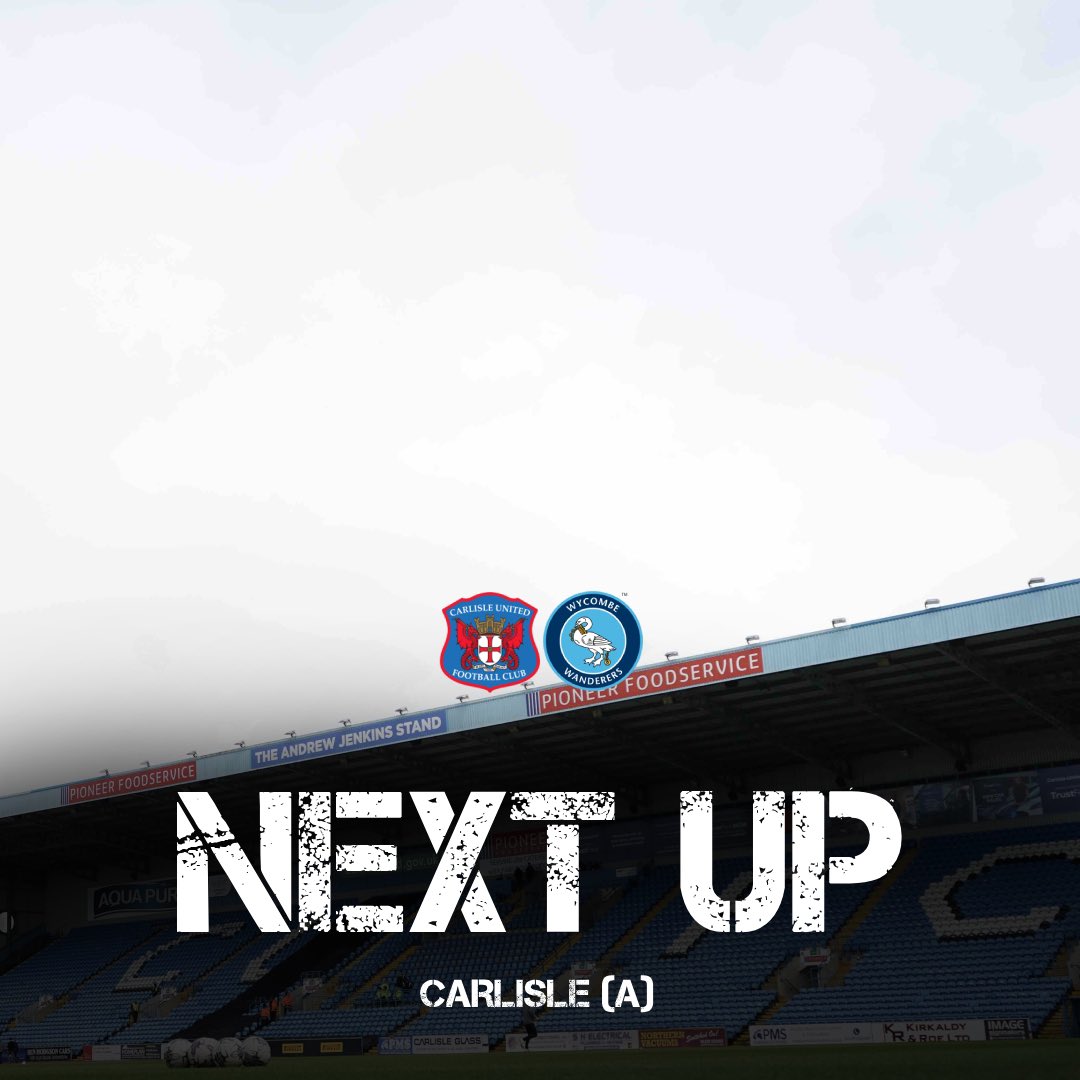 𝙉𝙀𝙓𝙏 𝙈𝘼𝙏𝘾𝙃🔜

Our longest journey to Carlisle.

#wycombewanderers #wwfc #Chairboys