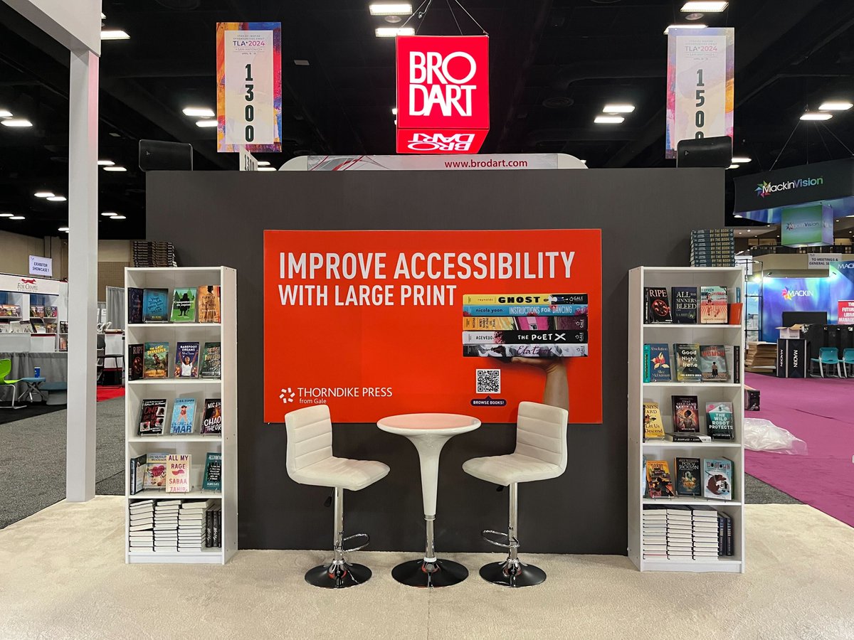 Interested in making reading more accessible for developing readers? Large print is the key!! Stop by booth 1307 to learn more. #TLA2024 #TXLA24