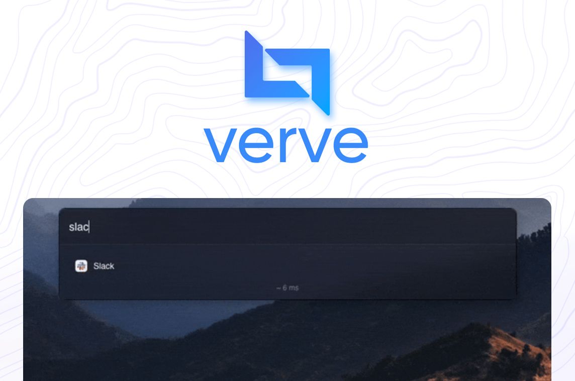 Verve is an open-source macOS launcher for searching & opening apps, files & documents – an alternative to Spotlight or Alfred #madewithsvelte by @parthjadhav8 🔍️ - madewithsvelte.com/verve