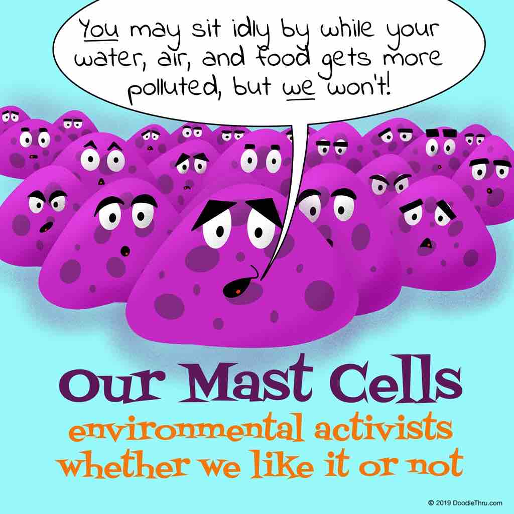 Many POTS patients also have mast cell activation syndrome (MCAS). If you haven’t yet learned about the connection between POTS and MCAS, consider listening to The POTScast. Our Thursday laugh from @Doodlethru: