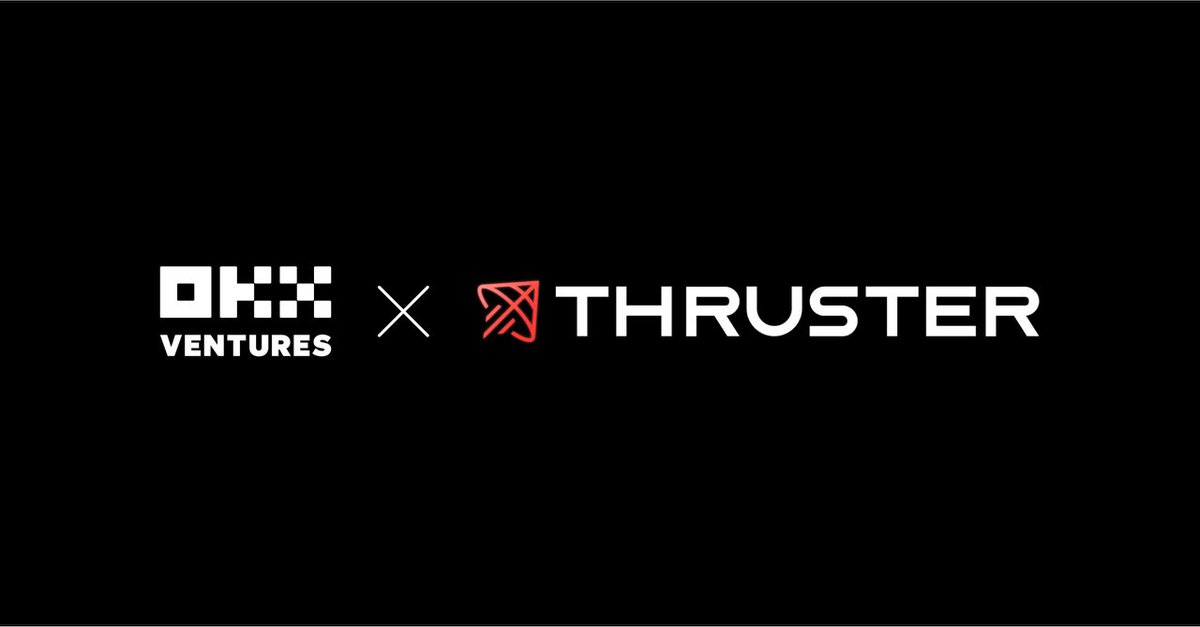 We are delighted to announce the strategic partnership with @ThrusterFi, and look forward to more exciting collaboration with @Blast_L2 @PacmanBlur! okxventures.medium.com/0c89862ca7fa