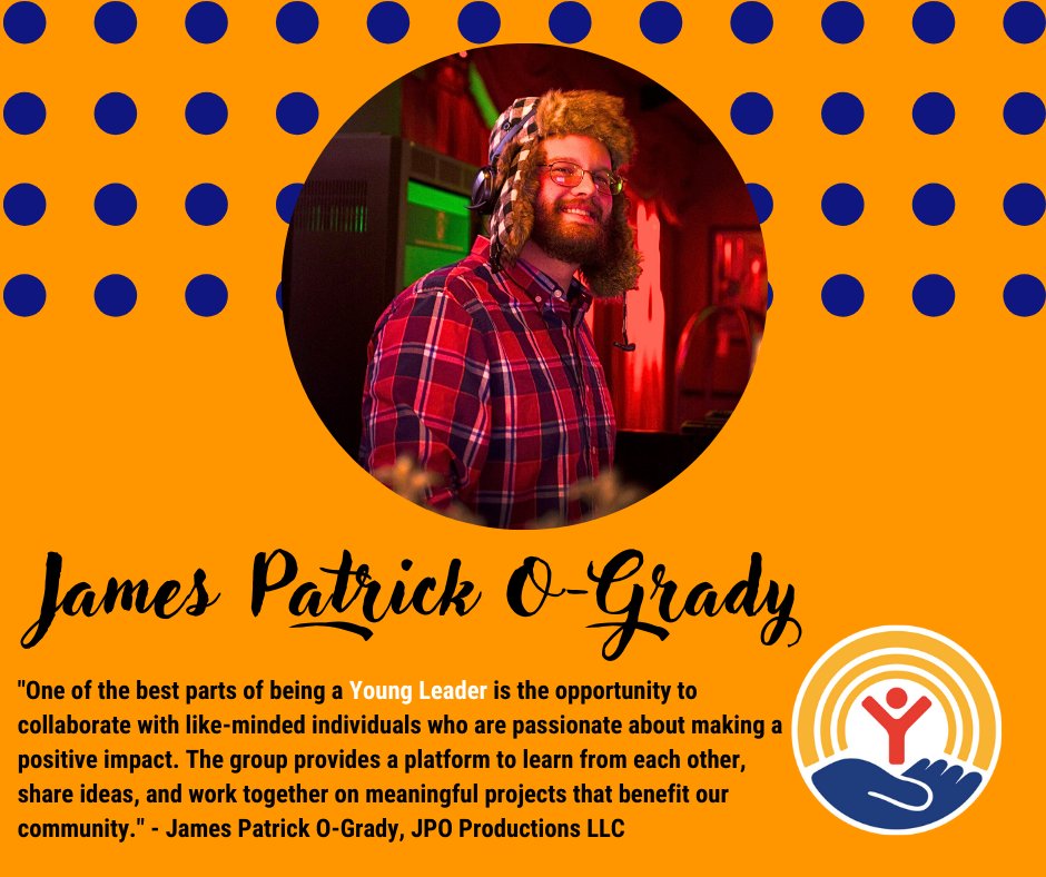 We think James states it all in his quote about being a #YoungLeader! Thank, you, James!  @JPOProductions #LiveUnited #volunteer #YoungLeadersUnited