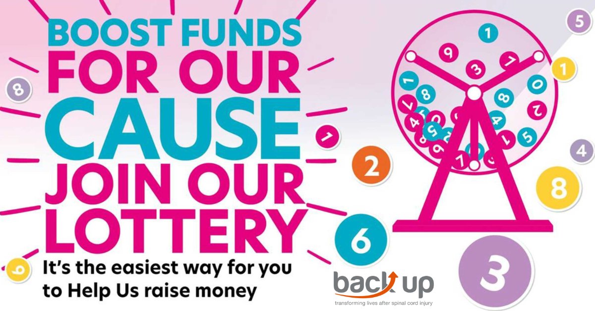 Join our next lottery draw on Saturday, support Back Up's vital work and be in with a chance of winning £25,000. Tickets cost just £1 to enter. Follow the link to learn more and get involved. backuptrust.org.uk/get-involved/l…