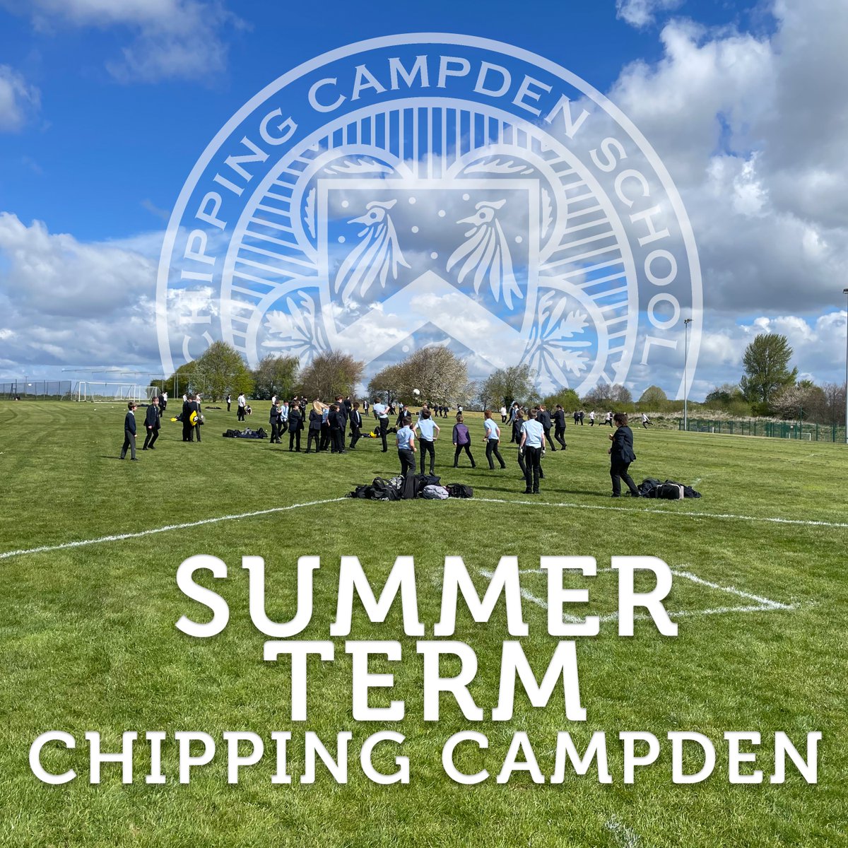CampdenSchool's tweet photo. Summer term finally here, and we're thrilled to open our expansive fields to our students once again, providing a great space for outdoor activities during break and lunch! #SummerFun https://t.co/pldT113SQM