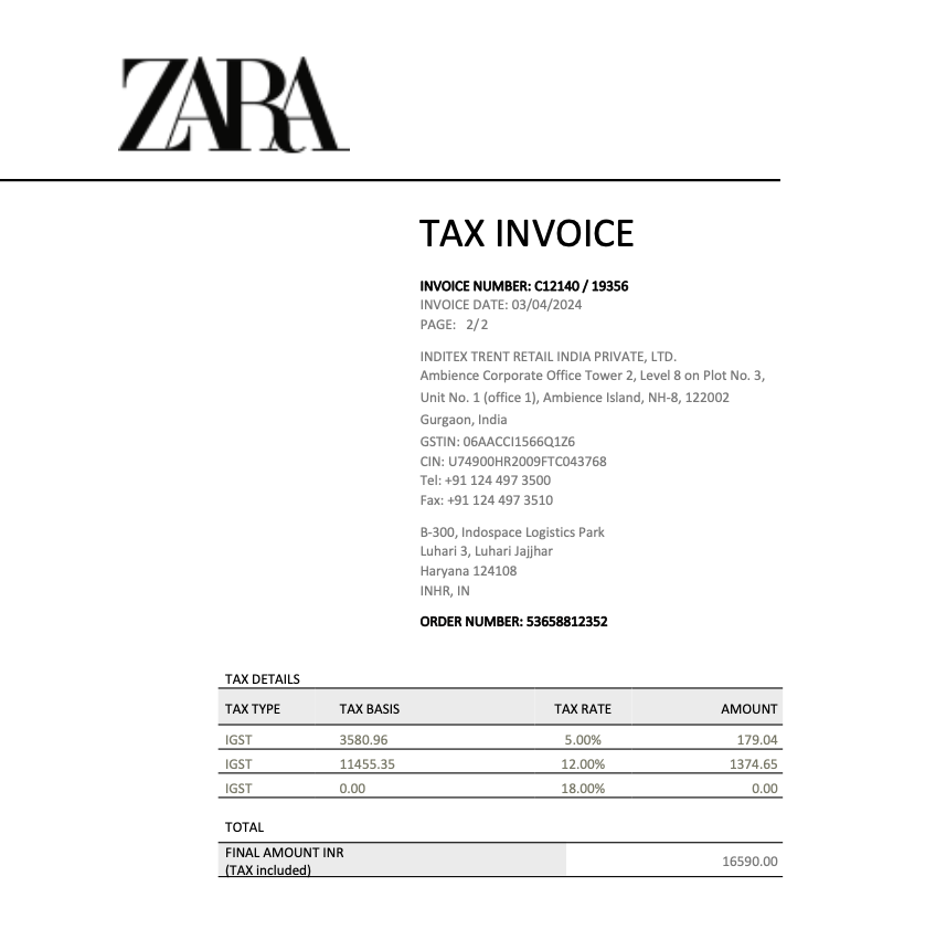 sonalpingle's tweet photo. @ZARA_Care  Extremely disappointed with Zara customer service! Received a wrong order worth half my payment, yet your team insists the warehouse got it right - even with proof provided! Stop misleading customers and making them pay for your mistakes! #Zara https://t.co/OfukEYJWw3