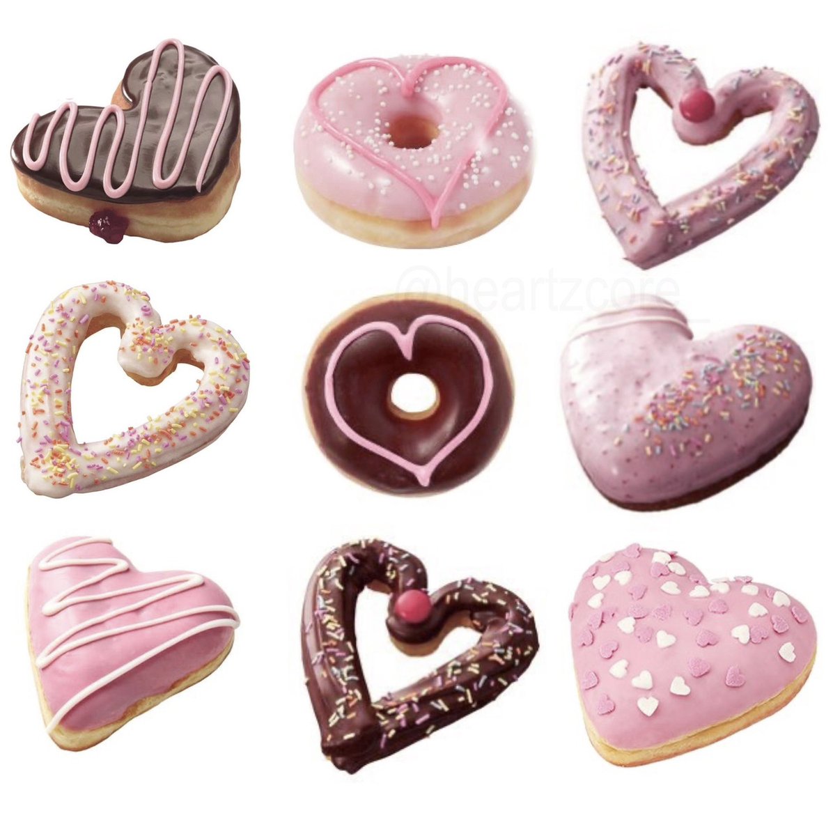 heart donuts