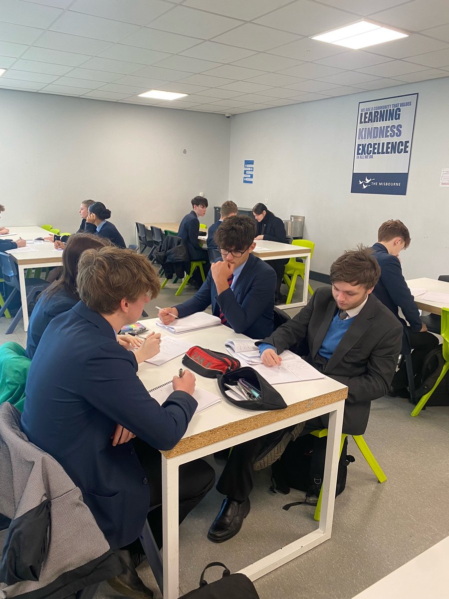 TheMisbourne's tweet photo. Thank you to our fantastic Year 12s for providing tuition in English, Maths and Science to our Year 11 students.  #TeamMisbourne in action! https://t.co/je35QPzaJr