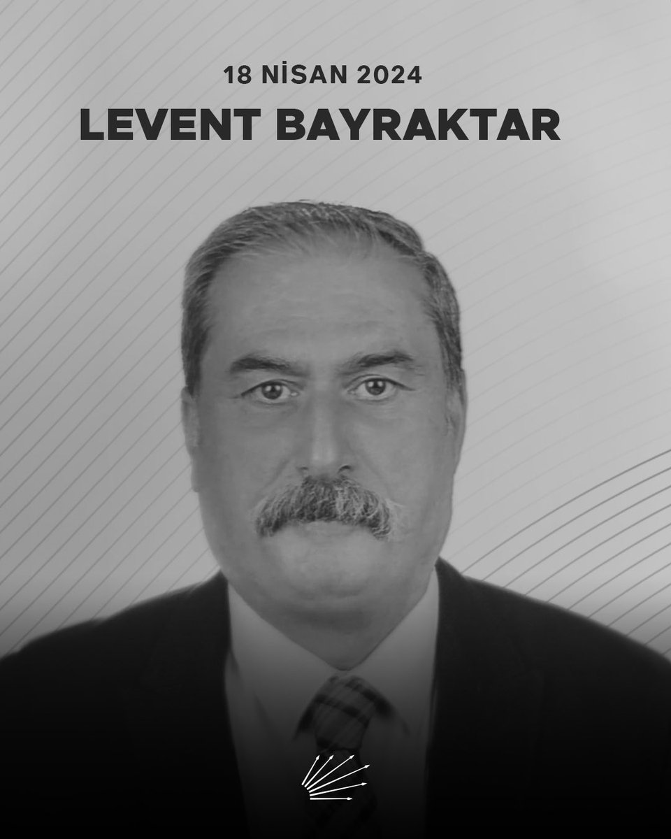 herkesicinCHP's tweet photo. Partimizin TBMM Grup Müdürü Levent Bayraktar’ı kaybetmenin üzüntüsünü yaşıyoruz. Levent Bayraktar’a Allah’tan rahmet, ailesine ve partimize başsağlığı diliyoruz. https://t.co/soIfJ5axpq