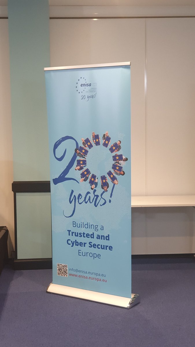 Lkallipo's tweet photo. Participating in the 7th @enisa_eu #EUCyberCertification conference to hear about latest relevant work. 42 #cybersecurity assessment methodologies currently on market seems an interesting stat! https://t.co/wfkQqvJXAA