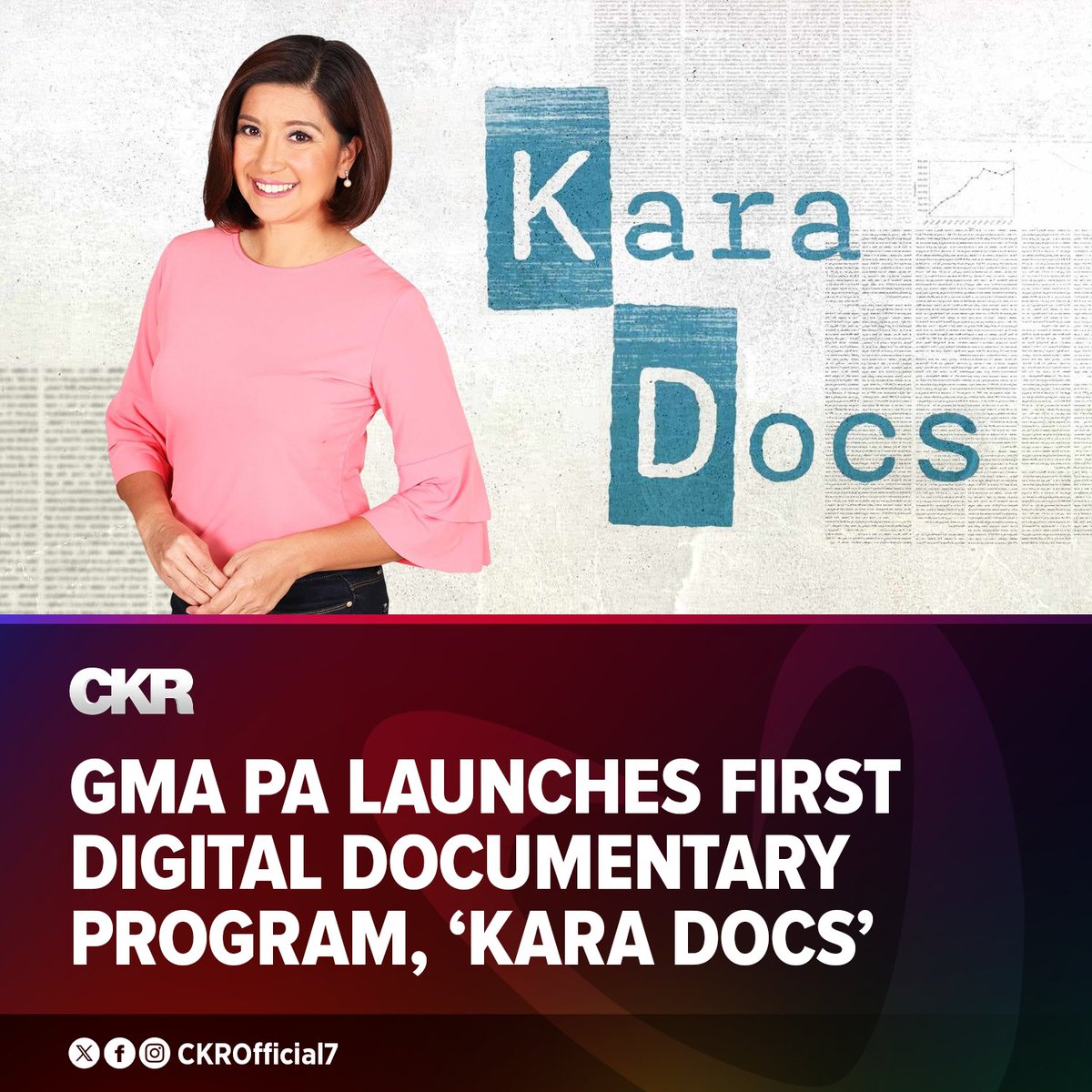 GMA Public Affairs launches first digital documentary program, 'Kara Docs' The award-winning group of GMA Public Affairs launches its first digital documentary program, “Kara Docs” to be hosted by veteran and premier documentarist Kara David. Kara Docs gives faces to