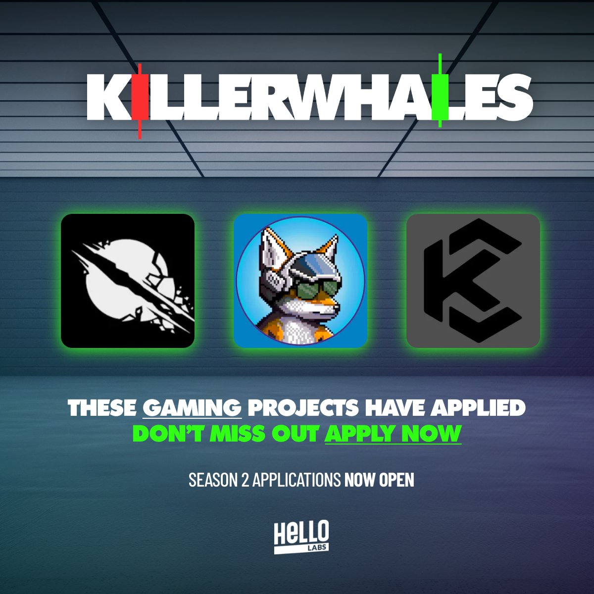 Gaming is alive as ever in web3! 🎮 Here are a few gaming projects that applied for Season 2 of Killer Whales: @playSHRAPNEL - Moddable Extraction Shooter @aviator_ac - Aviator Arcade™ @kadcarsnft - Racing with Upgradeable NFTs What other gaming project would you like to see