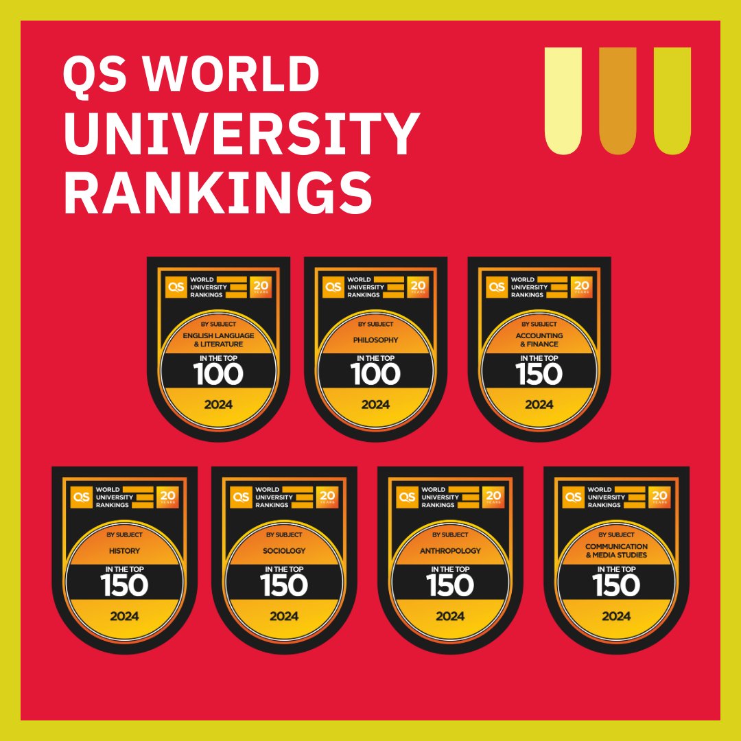 Exciting news! Seven LA&PS programs are ranked top 5 in Canada, with English placing 76th globally by the 2024 QS World University Rankings by Subject report.🌟 #QSWUR | @worlduniranking @TopUnis yorku.ca/laps/2024/04/1…