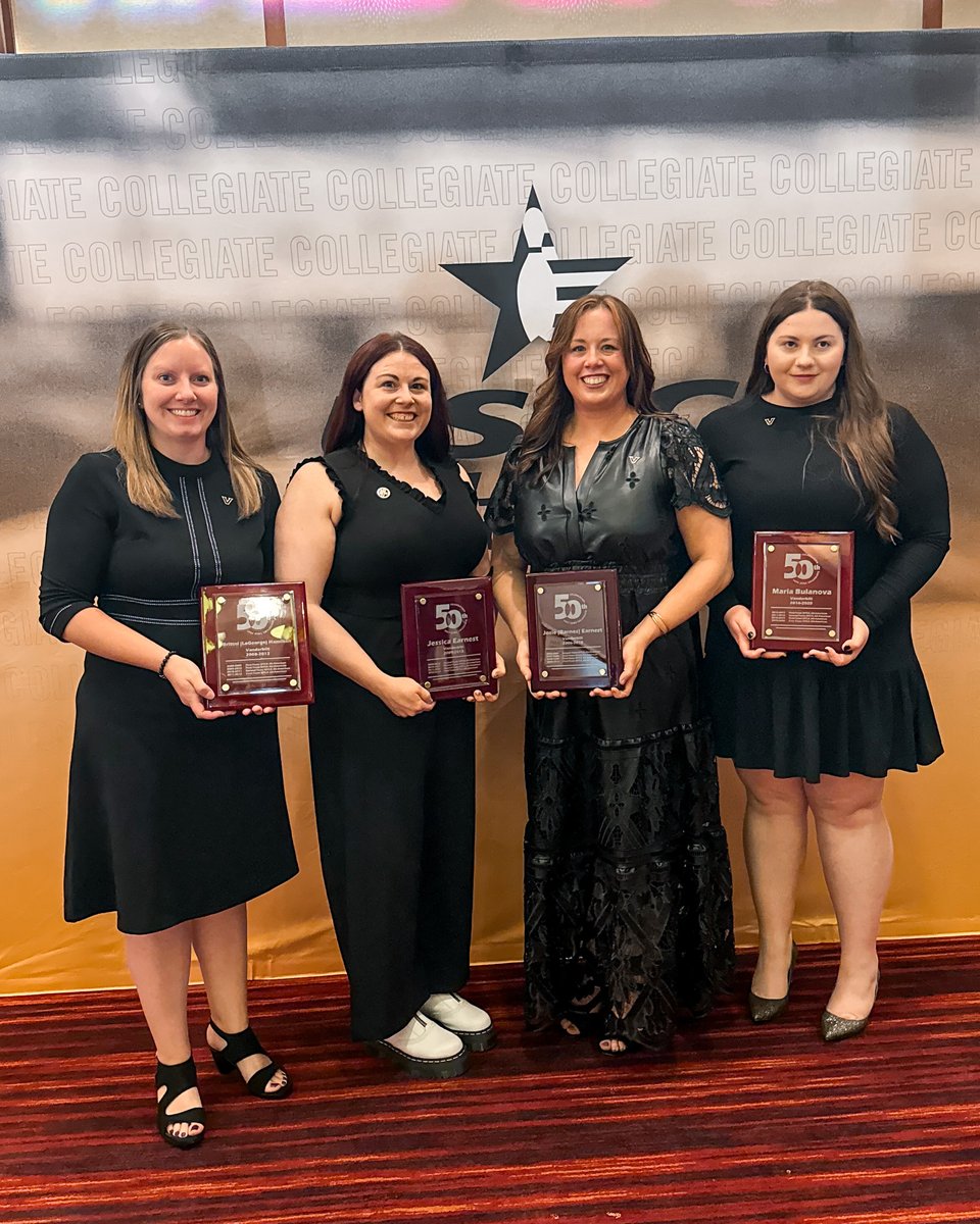 VandyBowling's tweet photo. The @USBC honored four-time first and second-team All-Americans last night and 5️⃣ Dores made the list. 

⚓️ Josie Earnest (Barnes), 2007-10
⚓️ Brittni Hamilton (LaGeorge), 2009-12
⚓️ Jessica Earnest, 2010-13
⚓️ Robyn Renslow (Anctil), 2013-16
⚓️ Maria Bulanova, 2017-20 https://t.co/BvkJOeJWwQ