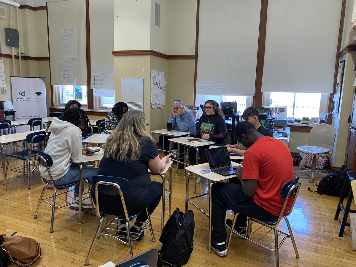 fabughoush's tweet photo. @StevensInit and #Peacetracks visited my Arabic 3 class to observe Peace Tracks virtual exchange project. Which connects my students with students from Jordan, Palestine, Lebanon and Morocco. #Culture #VirtualExchange #speakArabic @QFIntl https://t.co/E7OlWwe6Sa