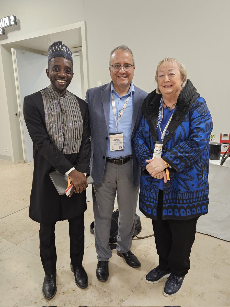 It was a proud moment to share ideas with @MonicaBelfast, signatory of the Good Friday Agreements in Northern Ireland and @Cee_Bah minister for Civic Education in Sierra Leone.
