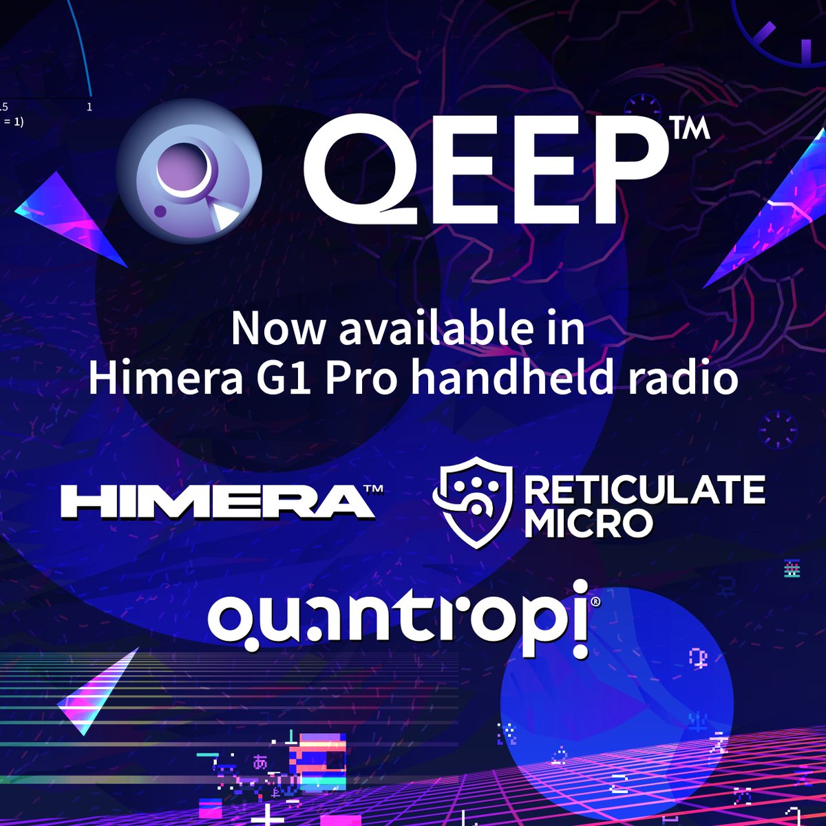 @reticulateio and @HimeraUkraine announce the availability of the Himera G1 Pro powered by @Quantropi's QEEP™ quantum secure symmetric encryption!
 
Learn more about QEEP™: hubs.li/Q02tkx0x0